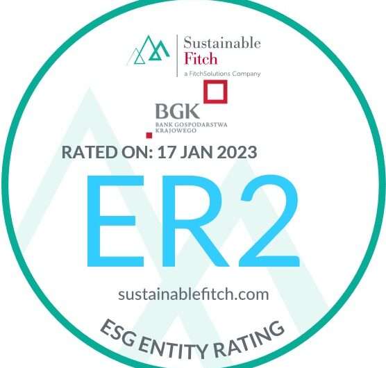 Sustainable Fitch: rating na poziomie „2” dla BGK